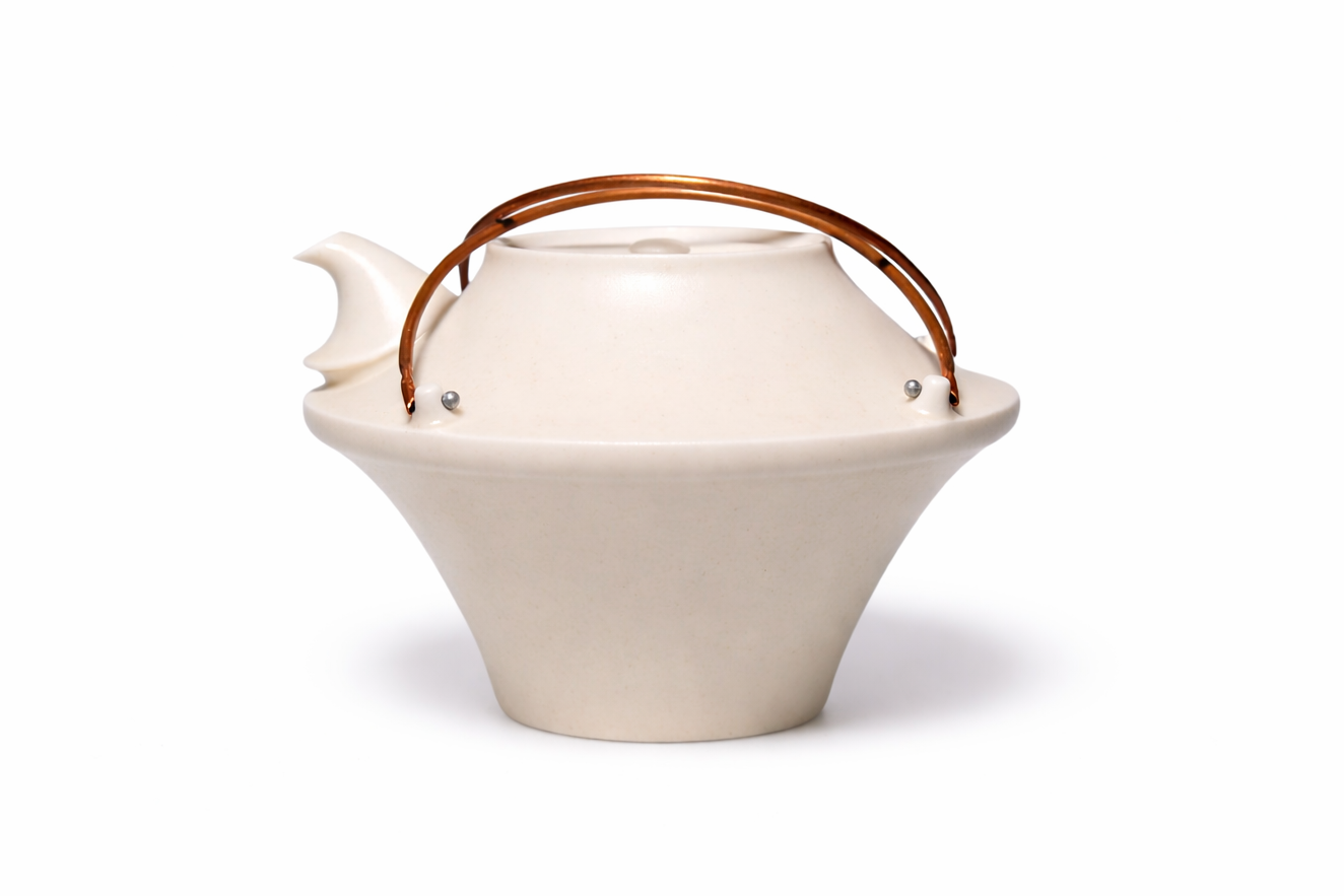 Rongbai 提梁壶 Shallow Overhead-Handle Teapot