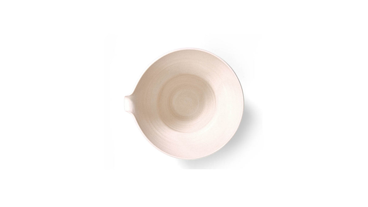 White Clay Extra Large Matcha Bowl #2