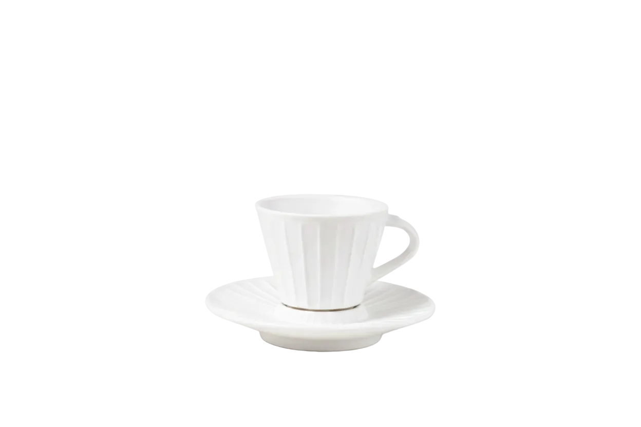 Liangmu White Espresso Shot Cup Set