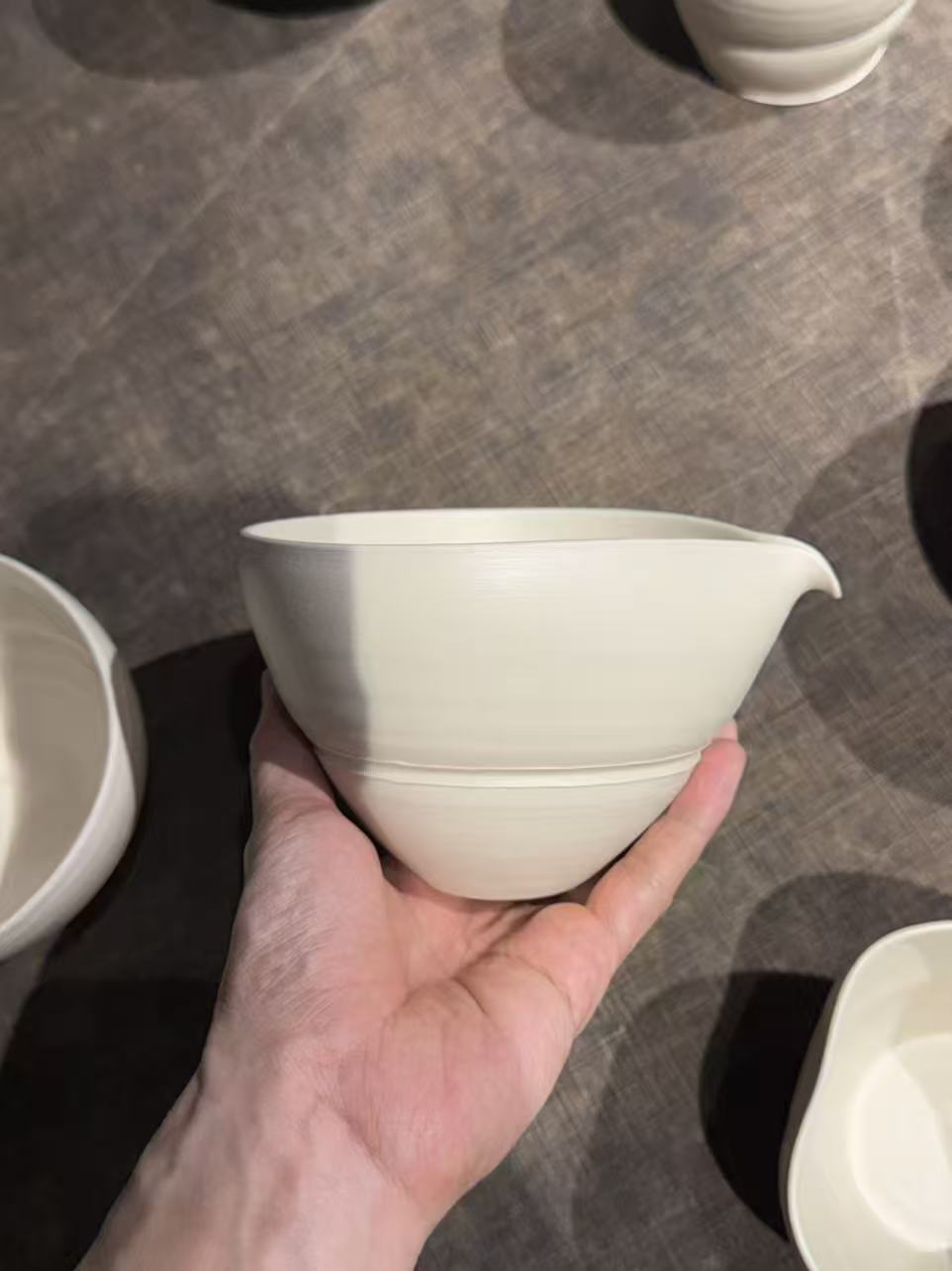 White Clay Matcha Bowl #1