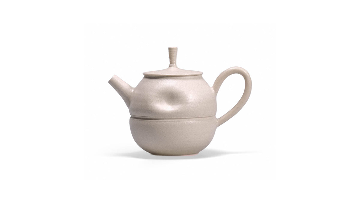 White Clay Tea Pot #2