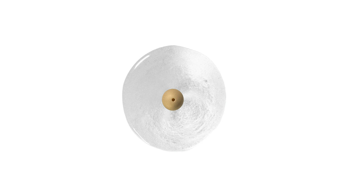 Glass Pond Incense Holder