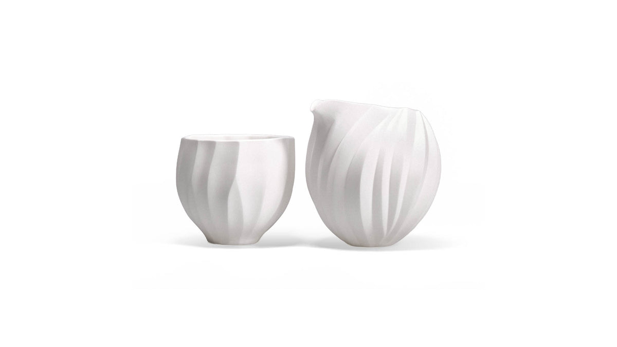 White Porcelain Sake Server