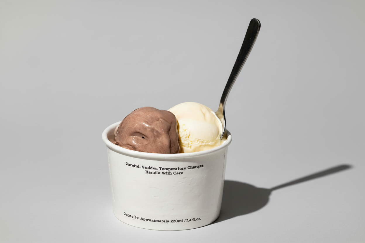 Puebco Not Paper Cup "Ice Cream"