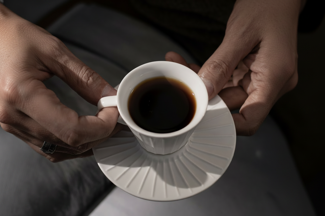 Liangmu White Espresso Shot Cup Set
